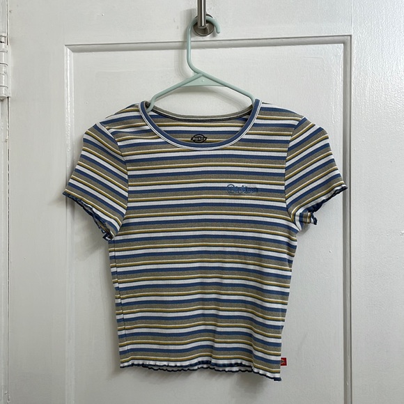 WL Striped Dickies Baby Tee - Picture 1 of 2